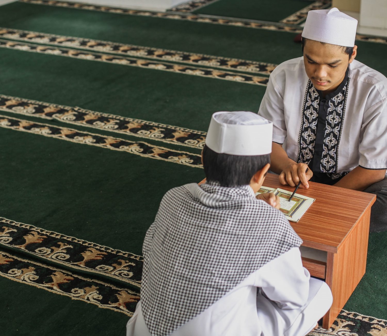 Learning Quran at mosque